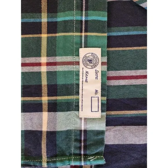 Ralph Lauren Classic Fit Mens XL Multicolor Plaid Long Sleeve Button Down Preppy - Picture 5 of 11
